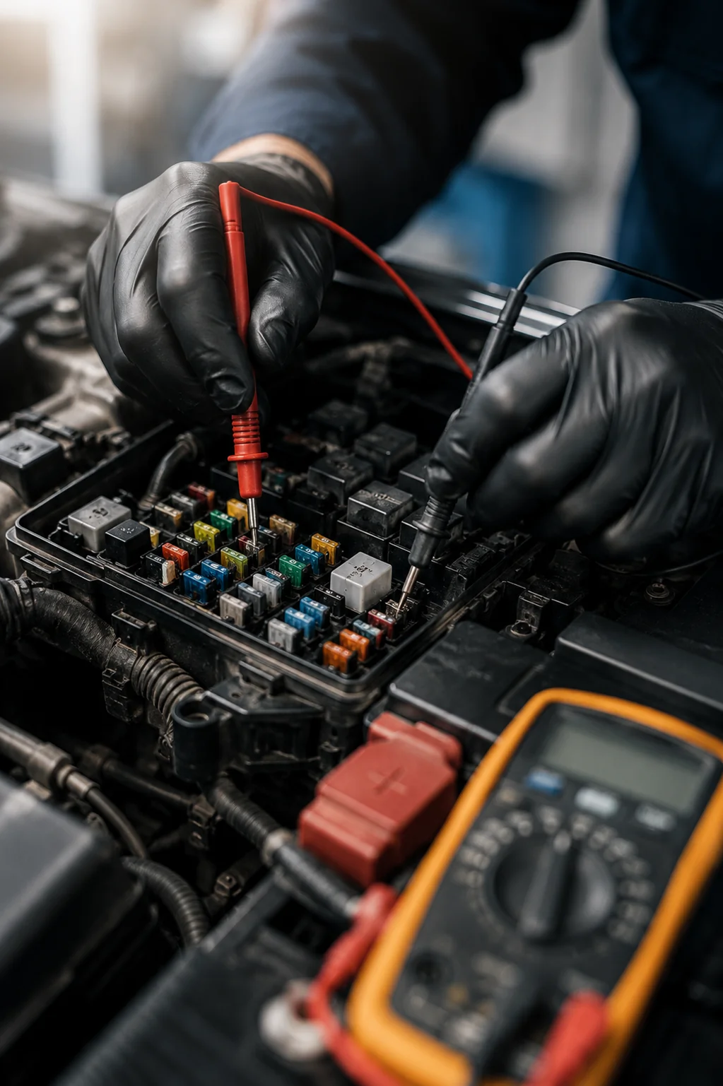 Averías eléctricas en coche